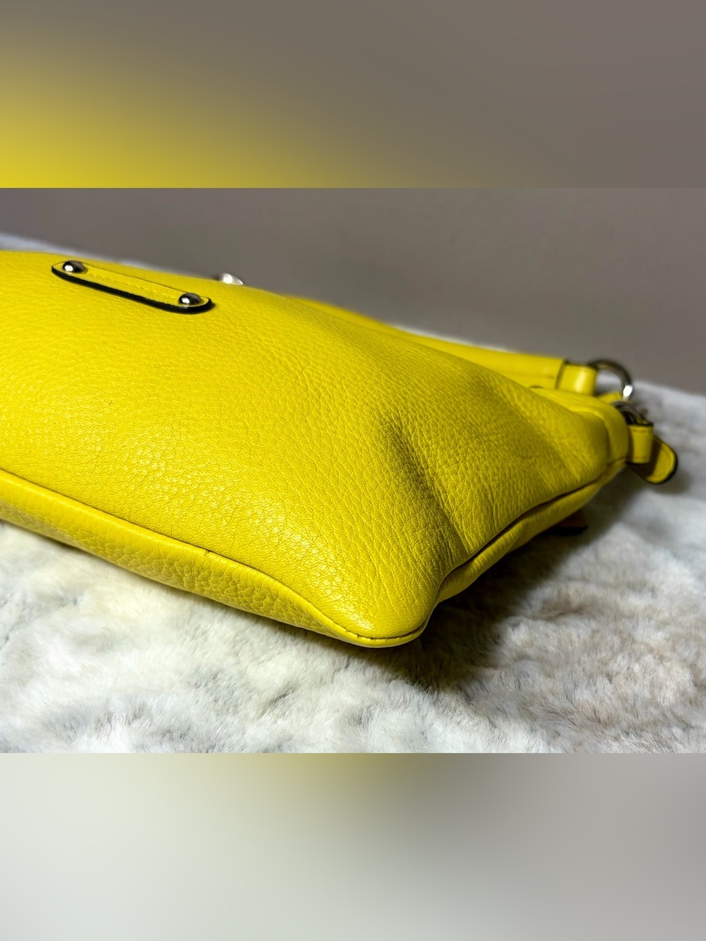 DANIER Leather Mini Bag w/Tassel - Picture 8 of 15